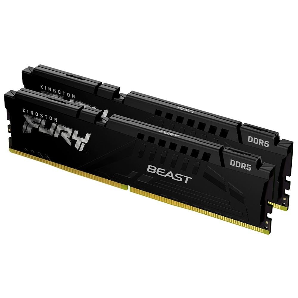 BUFFALO DDR5 16GB メモリ 2枚 32GB Memoria Kingston Fury Beast, RGB, 32GB (1x32GB), DDR5, 5200MHz