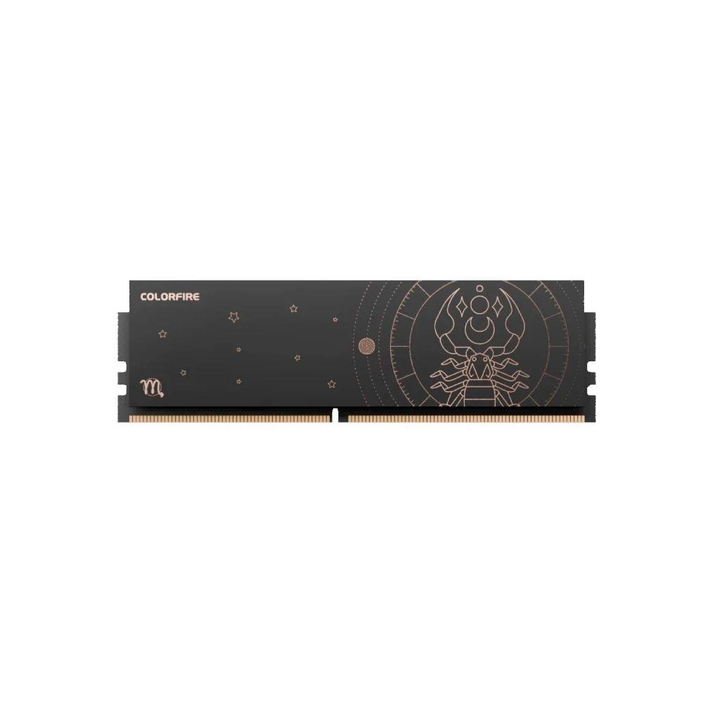 Memória RAM Colorful Scorpio, 16GB, 3200MHz, DDR4, CL22, Preto - CO16G3200D4BZ22B Memória RAM Colorful Scorpio, 16GB, 3200MHz, DDR4, CL22, Preto - CO16G3200D4BZ22B