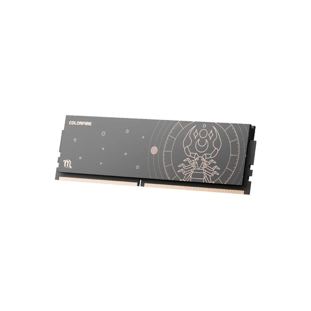 Memória RAM Colorful Scorpio, 16GB, 3200MHz, DDR4, CL22, Preto - CO16G3200D4BZ22B Memória RAM Colorful Scorpio, 16GB, 3200MHz, DDR4, CL22, Preto - CO16G3200D4BZ22B