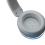 Headset Gamer Machenike GX60 Bluetooth 5.4, Som Surround 7.1, Drivers 53mm, Wireless 2.4Ghz 15ms, ANC -48dB, Bateria 98hrs, LED Azul Gelo - Cinza