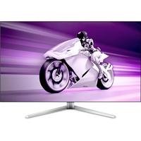 Monitor Gamer Philips Evnia 42" 4K OLED, 138Hz, 0.1ms, RGB, DisplayPort e HDMI, HDR, Alto Falante, Branco - 42M2N8900