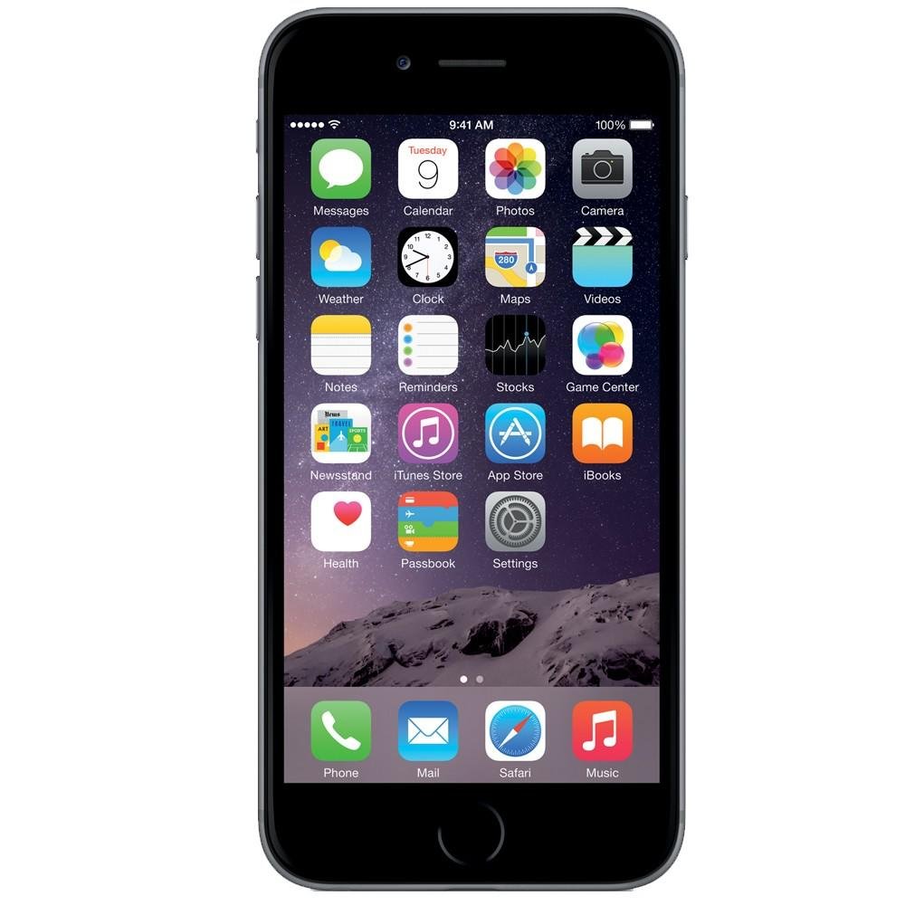 スマートフォン本体 iPhone 6 Space Gray 256 GB au iPhone 6 Cinza Espacial, 16GB - MG3A2/A | KaBuM!