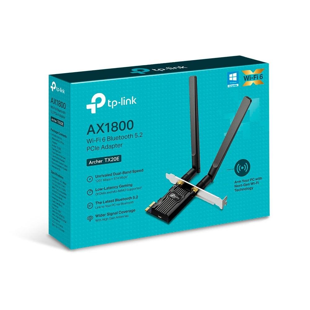 Adaptador Wifi 6 Tp-link PCIe AX1800 | KaBuM!