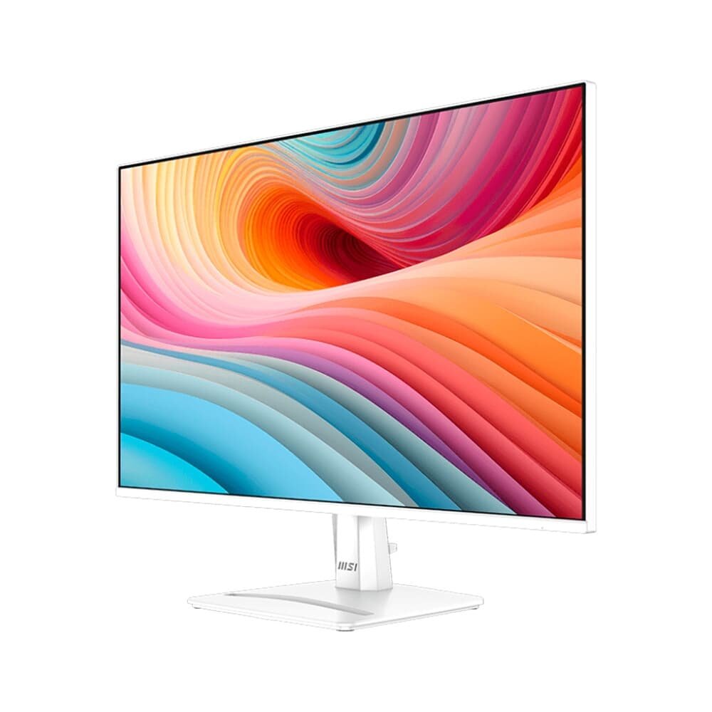 Monitor MSI PRO 27", FHD, 120Hz, 1ms, IPS, HDMI e DP, Alto-falante Embutido, Branco - MP275W E2