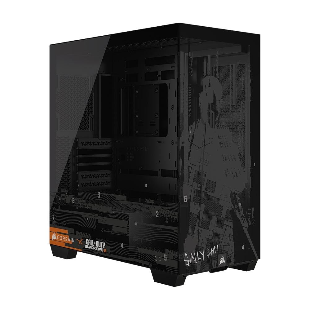 Gabinete Gamer Corsair 3500X Case Call of Duty Special Black OPS 6 Edition, Mid Tower, E-ATX Lateral em Vidro, Sem Fans, Preto - CC-9011276-COD Gabinete Gamer Corsair 3500X Case Call of Duty Special Black OPS 6 Edition, Mid Tower, E-ATX Lateral em Vidro, Sem Fans, Preto - CC-9011276-COD