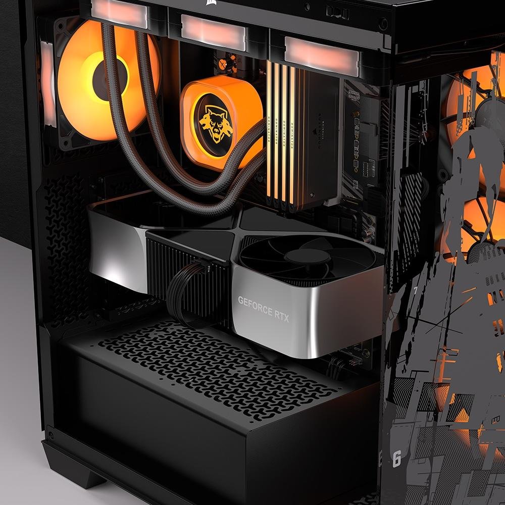 Gabinete Gamer Corsair 3500X Case Call of Duty Special Black OPS 6 Edition, Mid Tower, E-ATX Lateral em Vidro, Sem Fans, Preto - CC-9011276-COD Gabinete Gamer Corsair 3500X Case Call of Duty Special Black OPS 6 Edition, Mid Tower, E-ATX Lateral em Vidro, Sem Fans, Preto - CC-9011276-COD