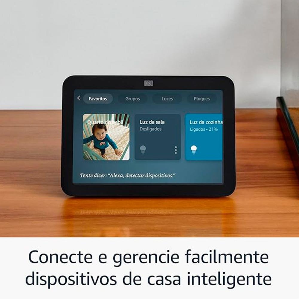 Echo Show 8 3ª Geração Amazon, Smart Display com Áudio Espacial, Hub de Casa Inteligente e Alexa, Câmera 13MP, Preto - B0BLS1XM8L Echo Show 8 3ª Geração Amazon, Smart Display com Áudio Espacial, Hub de Casa Inteligente e Alexa, Câmera 13MP, Preto - B0BLS1XM8L