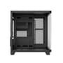 Gabinete Gamer Hyrax HGB750, Mini Tower, M-ATX, Frontal Curvo e Lateral em Vidro Temperado, Sem FANs, Preto - HGB750B