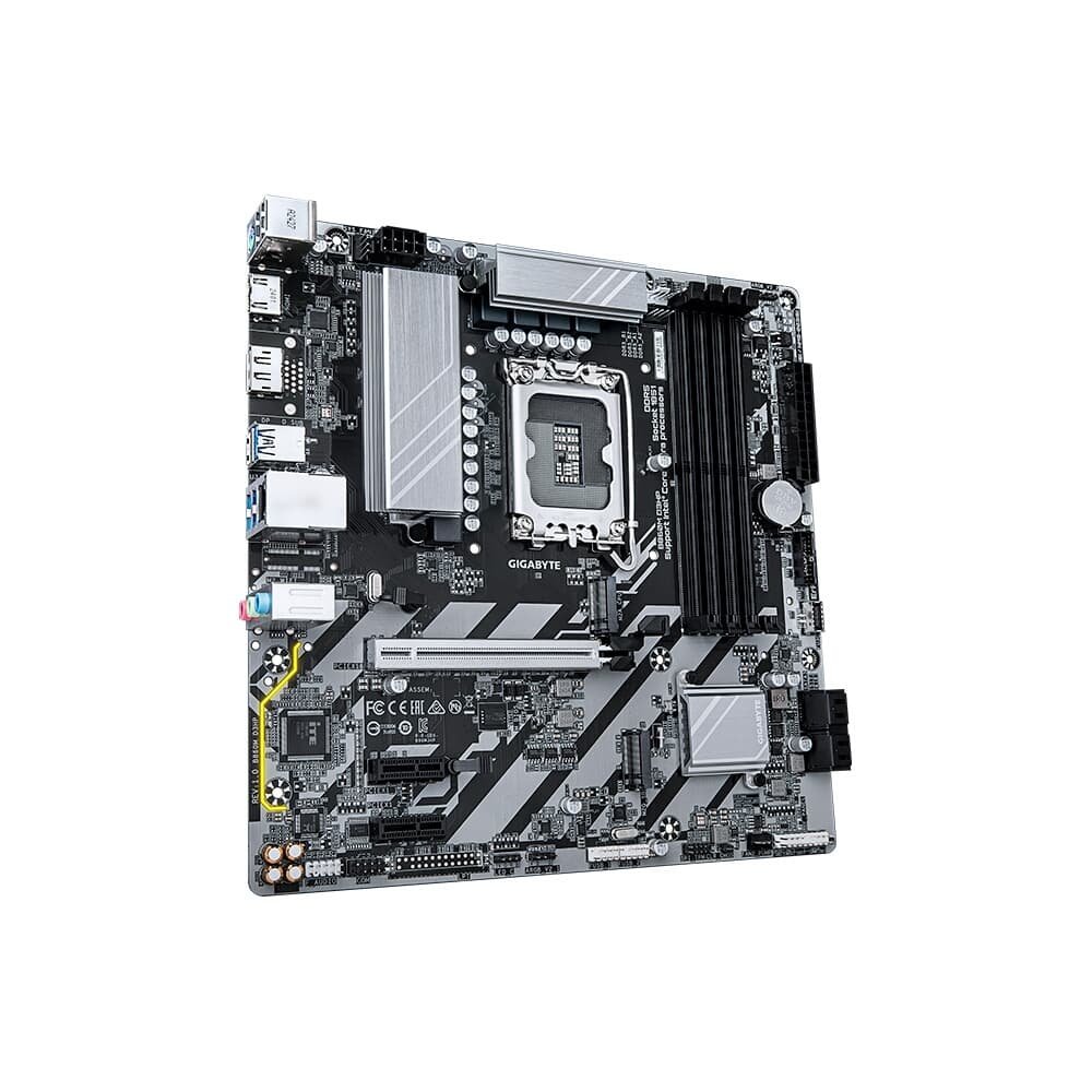 Placa Mãe Gigabyte B860M D3HP, Intel LGA 1851, Micro ATX, DDR5, Preto - B86M3HP-00