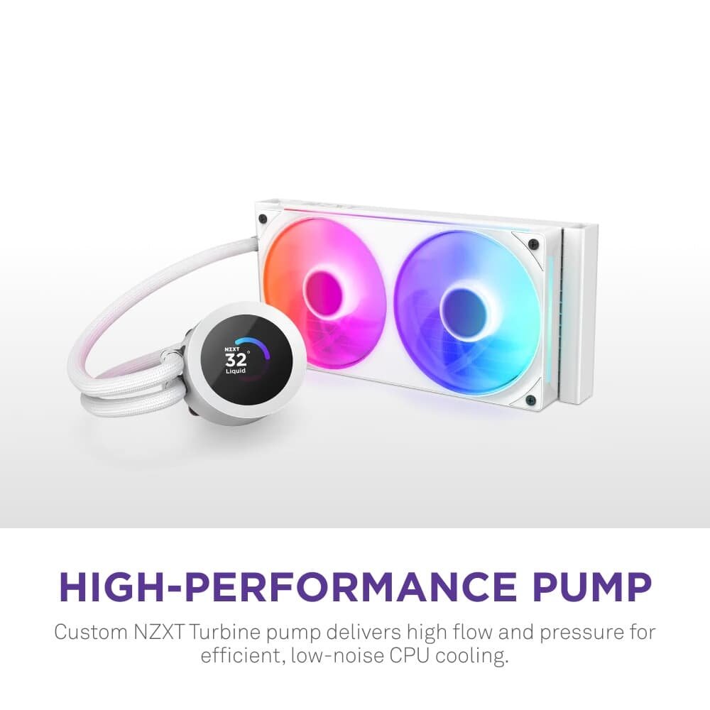 Water Cooler NZXT Kraken 240, 240mm RGB | KaBuM!