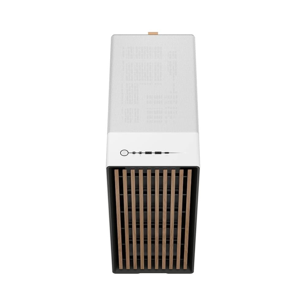 Gabinete Gamer Fractal Design North Chalk White, Mid Tower, ATX, Lateral em Vidro Escuro, Branco - FD-C-NOR1C-03 Gabinete Gamer Fractal Design North Chalk White, Mid Tower, ATX, Lateral em Vidro Escuro, Branco - FD-C-NOR1C-03