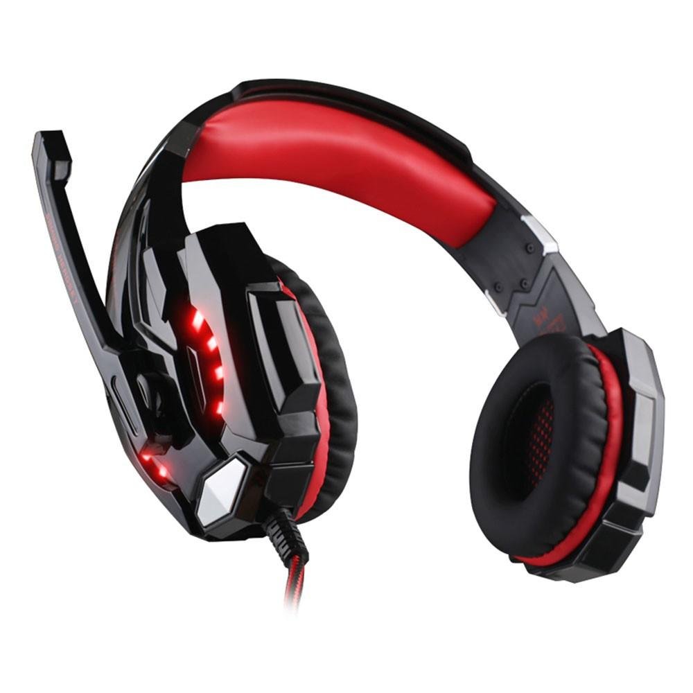 Headset Gamer Kolke Cobra USB 7.1 Preto e Vermelho KA 572 - 624497