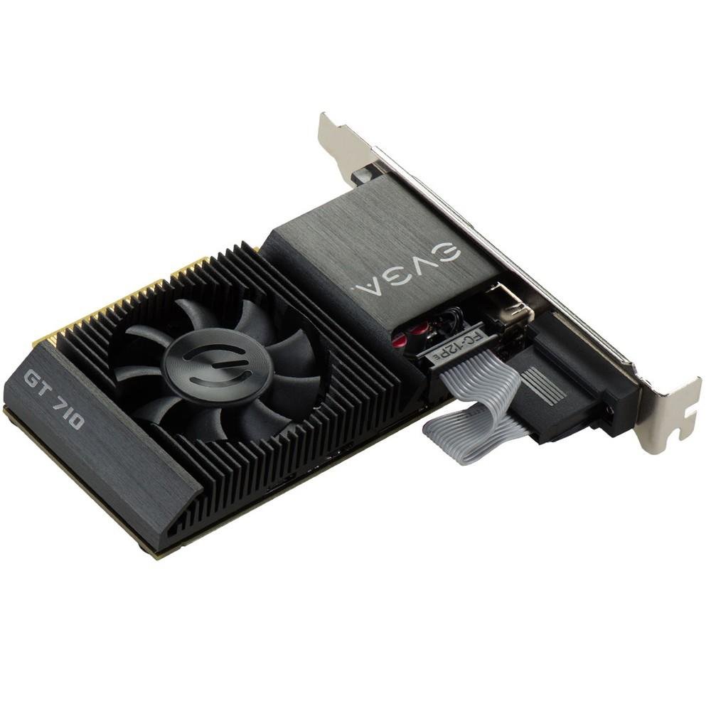 Placa de Vídeo GT 710 EVGA NVIDIA GeForce 2GB, DDR3 - 02G-P3-2713-KR Placa de Vídeo GT 710 EVGA NVIDIA GeForce 2GB, DDR3 - 02G-P3-2713-KR