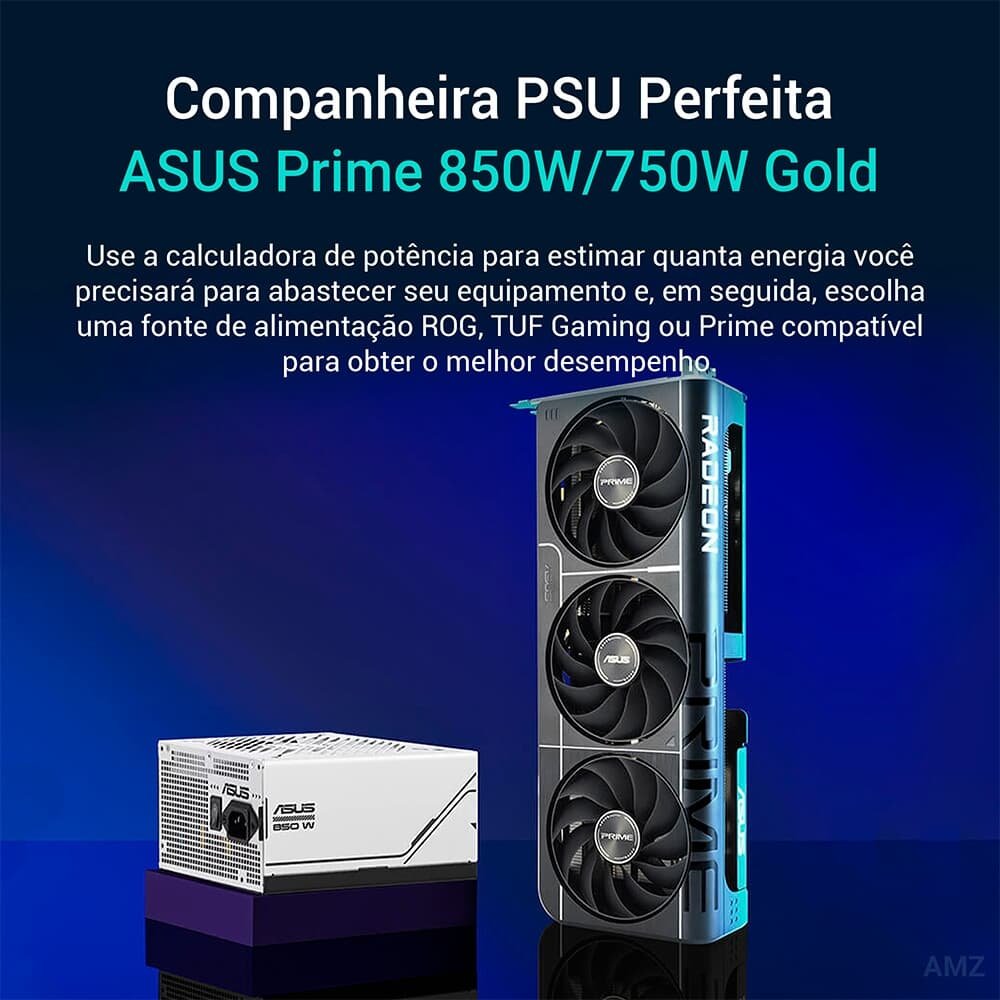 Placa de Vídeo PRIME-RX9060XT-O16G | KaBuM!