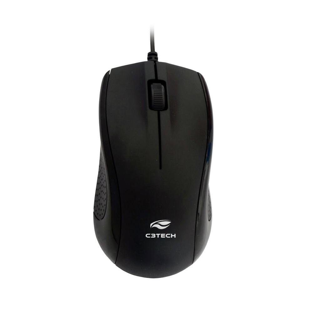 Mouse C3 Tech USB Preto - MS-25BK