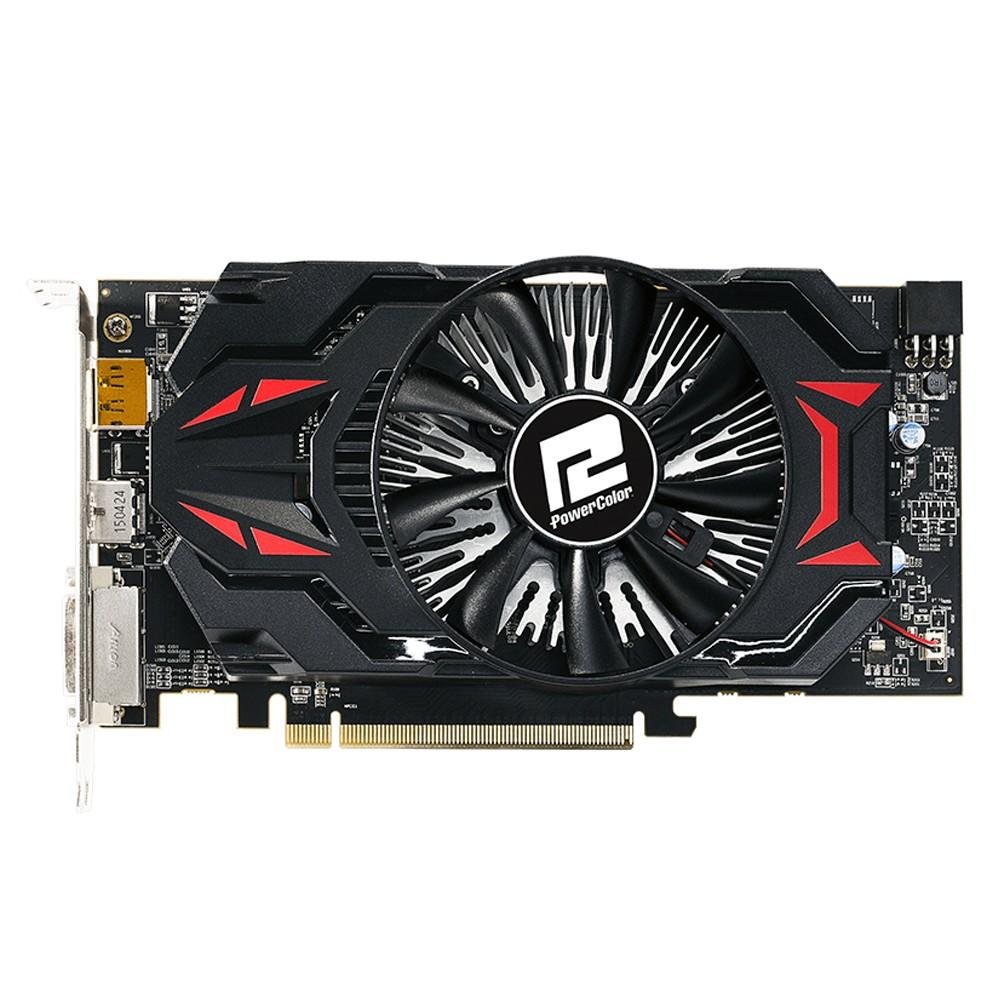 Placa de Video VGA AMD PowerColor RADEON R7 360 2GB DDR5 PCI-E 3.0 128 Bits AXR7 360 2GBD5-DHE Placa de Video VGA AMD PowerColor RADEON R7 360 2GB DDR5 PCI-E 3.0 128 Bits AXR7 360 2GBD5-DHE