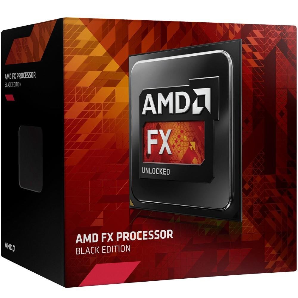 Processador AMD FX 8300 Black, Cache 16MB, 3.3GHz (4.2GHz Max Turbo), AM3+ - FD8300WMHKBOX Processador AMD FX 8300 Black, Cache 16MB, 3.3GHz (4.2GHz Max Turbo), AM3+ - FD8300WMHKBOX