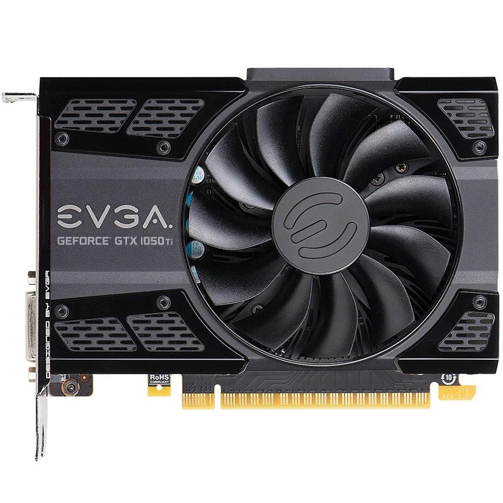 Placa de Vídeo EVGA NVIDIA GeForce GTX 1050 Ti Gaming 4GB, GDDR5 - 04G-P4-6251-KR Placa de Vídeo EVGA NVIDIA GeForce GTX 1050 Ti Gaming 4GB, GDDR5 - 04G-P4-6251-KR