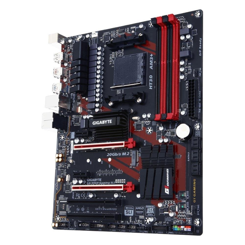 Placa-Mãe GIGABYTE GA-990X-GAMING, AMD, AM3+, ATX, SLI DDR3