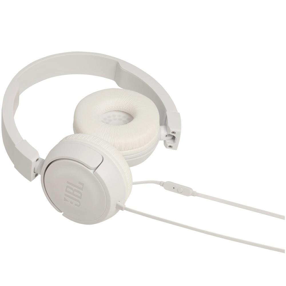 Headphone JBL Com Microfone T450 Branco Headphone JBL Com Microfone T450 Branco