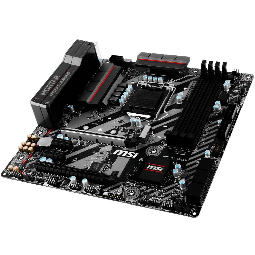 Placa-Mãe MSI p/ Intel LGA 1151 mATX B250M MORTAR DDR4 Placa-Mãe MSI p/ Intel LGA 1151 mATX B250M MORTAR DDR4
