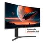 Monitor Gamer Curvo Husky Boreal 34", WQHD, Ultrawide, 200Hz, 1ms, Adaptive Sync, DisplayPort e HDMI, HDR - HMG00234PT
