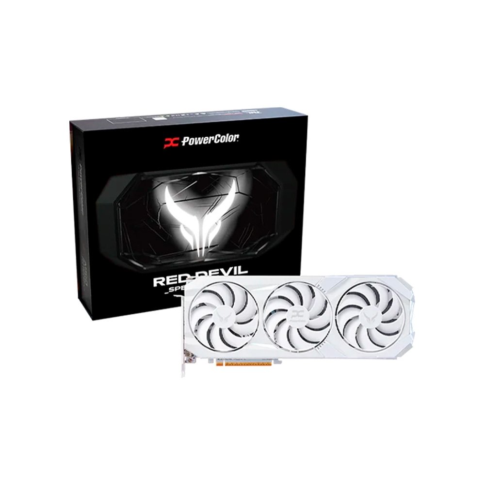 PowerColor RX 9070 XT Red Devil Spectral White