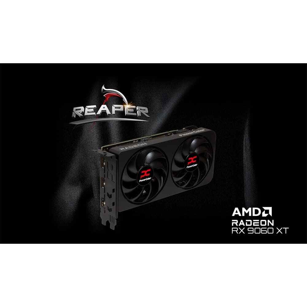 Placa de Vídeo PowerColor RX 9060 XT | KaBuM!