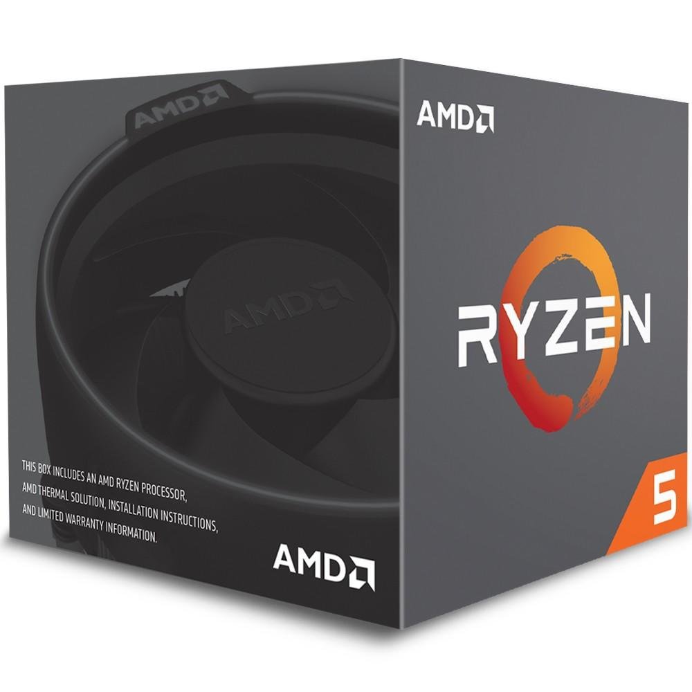 Processador AMD Ryzen 5 1600, Cooler Wraith Spire, Cache 19MB, 3.2GHz (3.6GHz Max Turbo), AM4, Sem Vídeo - YD1600BBAEBOX Processador AMD Ryzen 5 1600, Cooler Wraith Spire, Cache 19MB, 3.2GHz (3.6GHz Max Turbo), AM4, Sem Vídeo - YD1600BBAEBOX