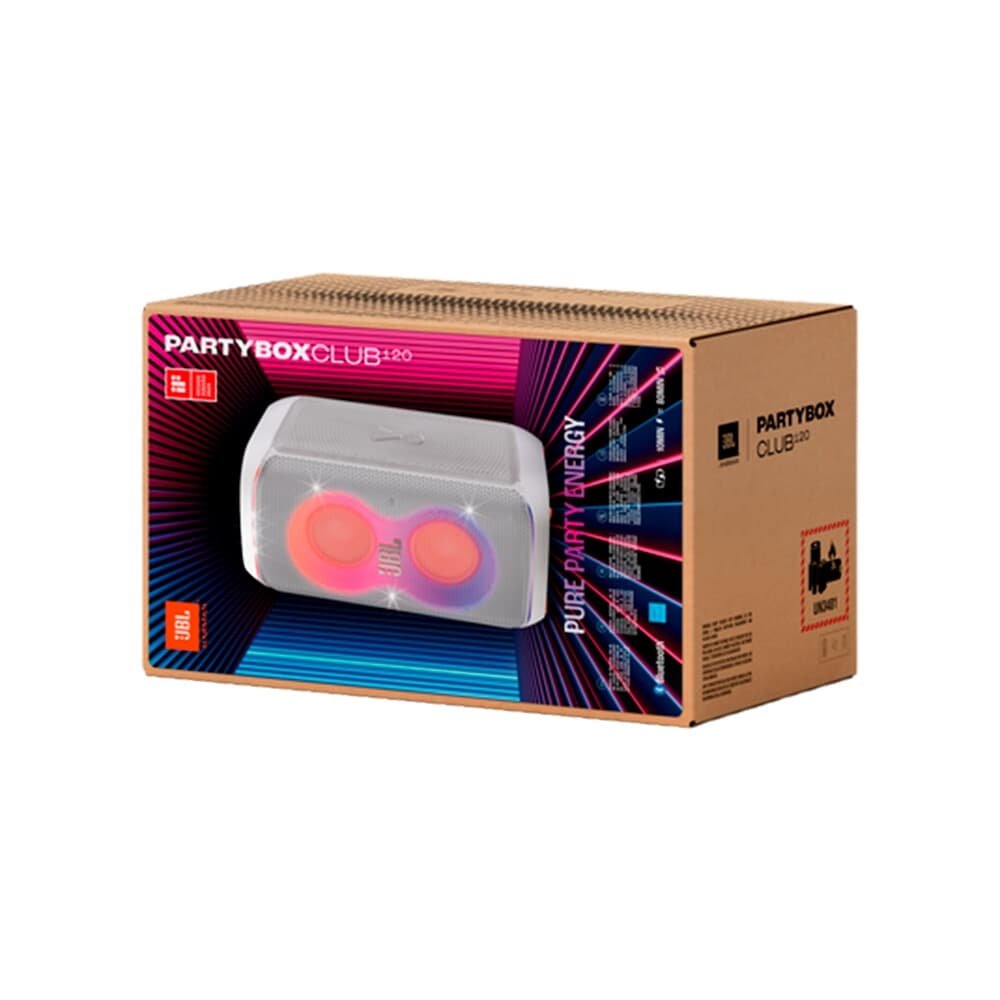 JBL PartyBox Club 120 Branca | KaBuM!