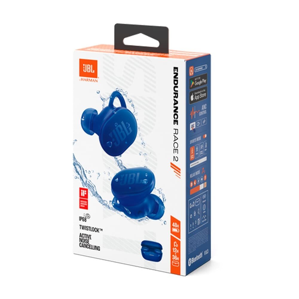 JBL Endurance Race 2 Azul | KaBuM!