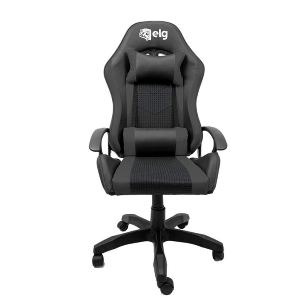 Cadeira Gamer ELG Syrax, Até 120 kg, Apoio Lombar, Cervical E Ajuste De Altura, Preto - CH36BK - view 8