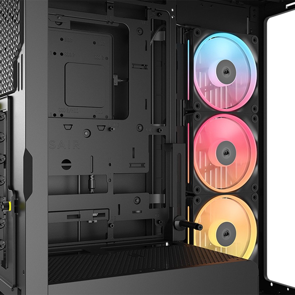 Gabinete Corsair FRAME 4500X RGB Black | KaBuM!