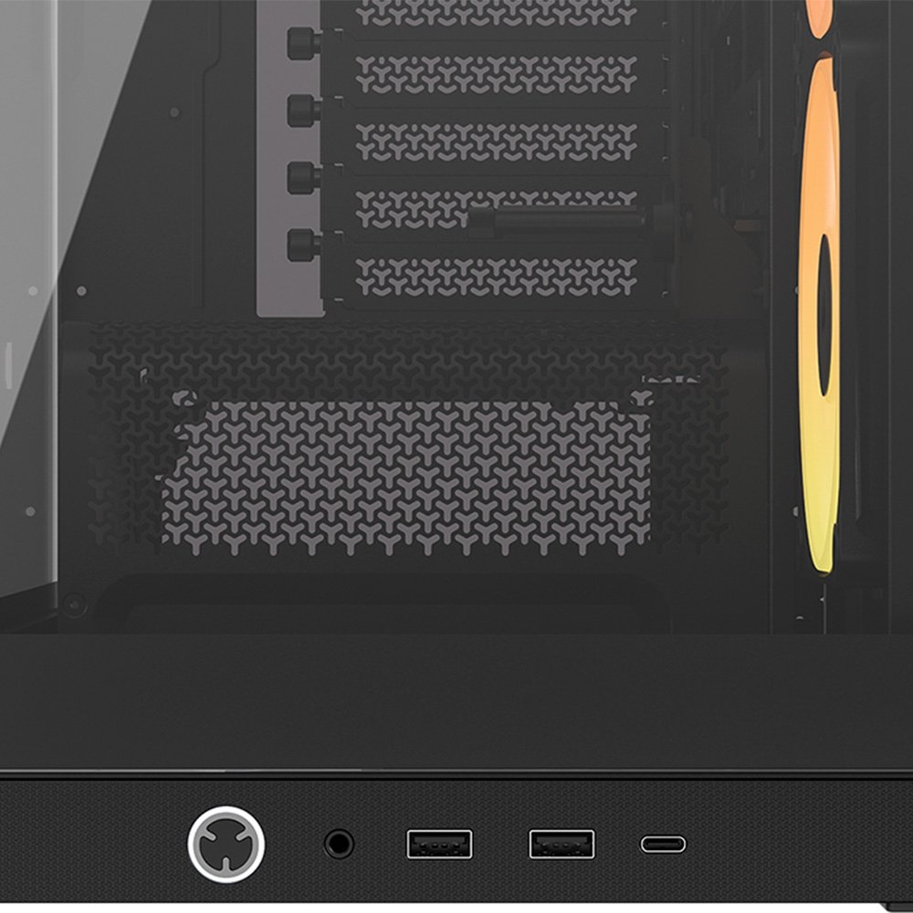 Gabinete Corsair FRAME 4500X RGB Black | KaBuM!