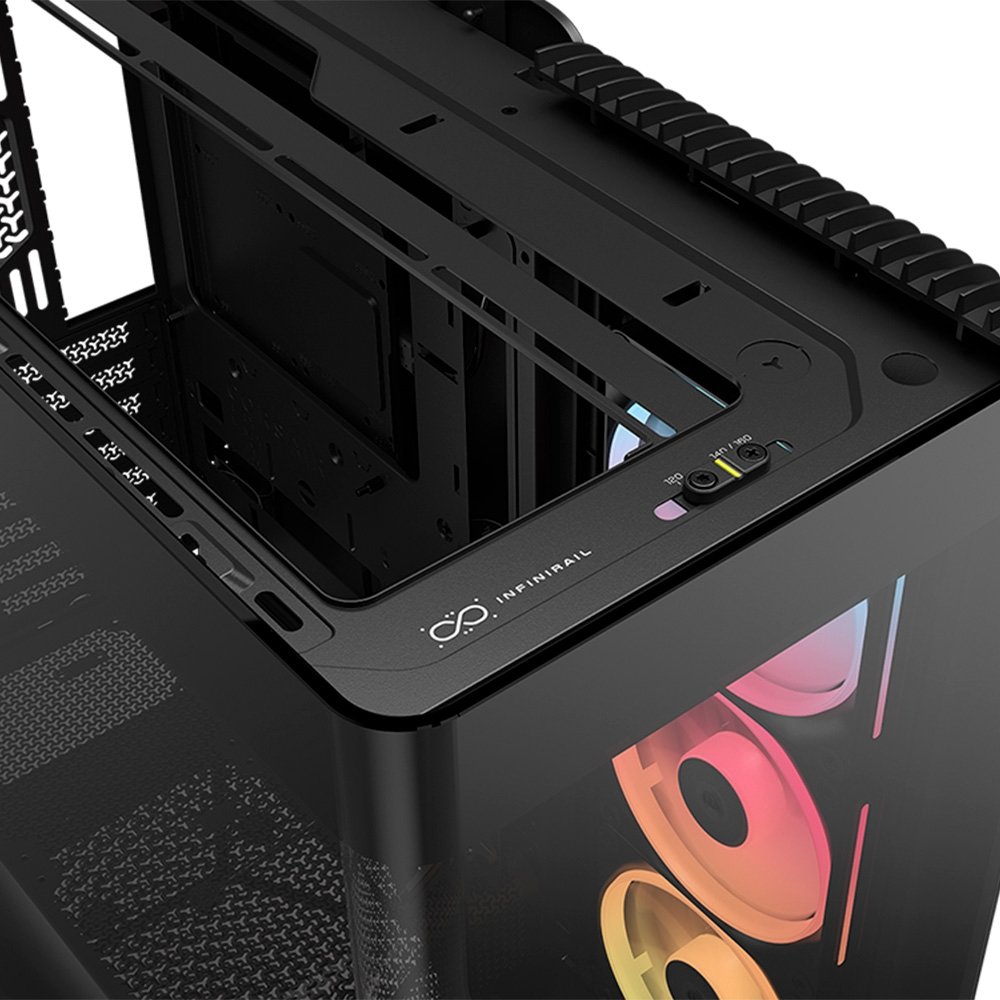 Gabinete Corsair FRAME 4500X RGB Black | KaBuM!