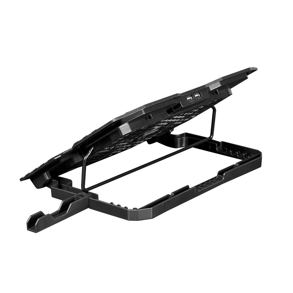 Base com Cooler para Notebook Xtrike Me, com 5 Fans, até 15.6", 2x USB, com Apoio para Celular, LED, Preto - FN-813 Base com Cooler para Notebook Xtrike Me, com 5 Fans, até 15.6", 2x USB, com Apoio para Celular, LED, Preto - FN-813