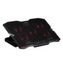 Base com Cooler para Notebook Xtrike Me, com 5 Fans, até 15.6", 2x USB, com Apoio para Celular, LED, Preto - FN-813