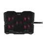 Base com Cooler para Notebook Xtrike Me, com 5 Fans, até 15.6", 2x USB, com Apoio para Celular, LED, Preto - FN-813