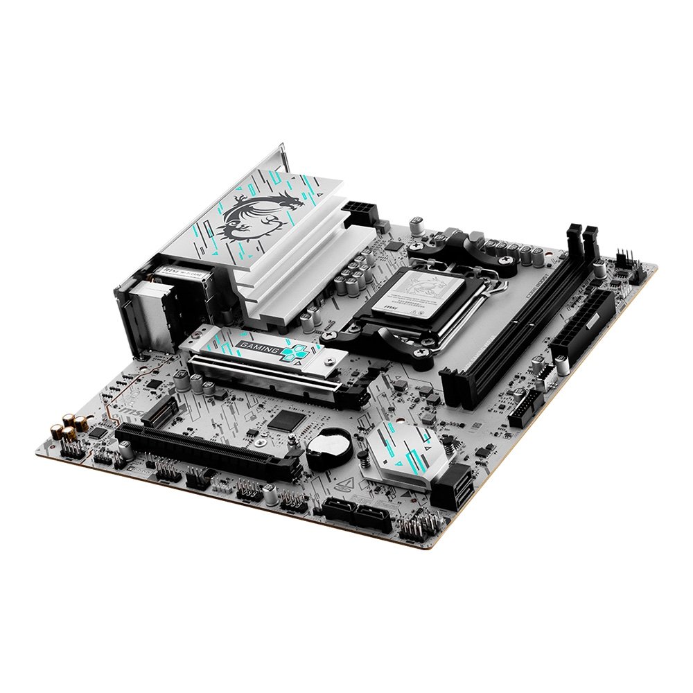 Placa Mãe MSI B840M GAMING WIFI6E, AMD AM5, DDR5, Bluetooth, Branco - B840M GAMING WIFI6E Placa Mãe MSI B840M GAMING WIFI6E, AMD AM5, DDR5, Bluetooth, Branco - B840M GAMING WIFI6E