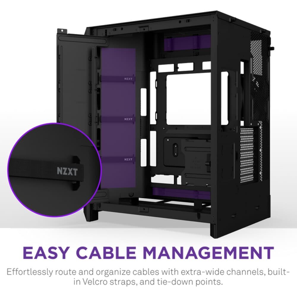 Gabinete Gamer NZXT H9 Flow RGB | KaBuM!