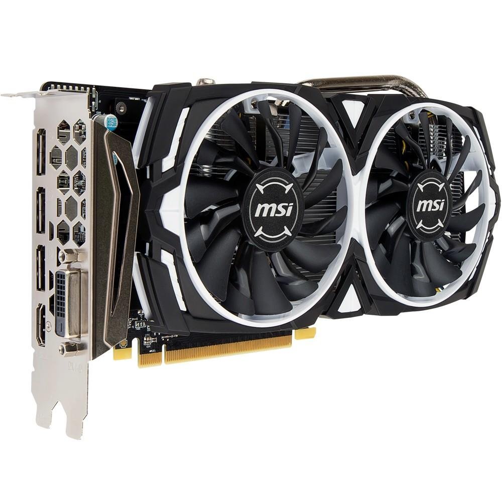 Placa de Vídeo RX 570 MSI AMD Radeon Armor 4G OC, 4GB GDDR5 | KaBuM!