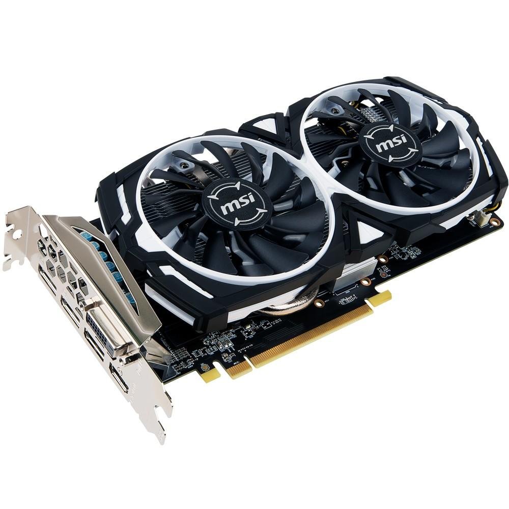 Placa de Vídeo RX 570 MSI AMD Radeon Armor 4G OC, 4GB GDDR5 | KaBuM!