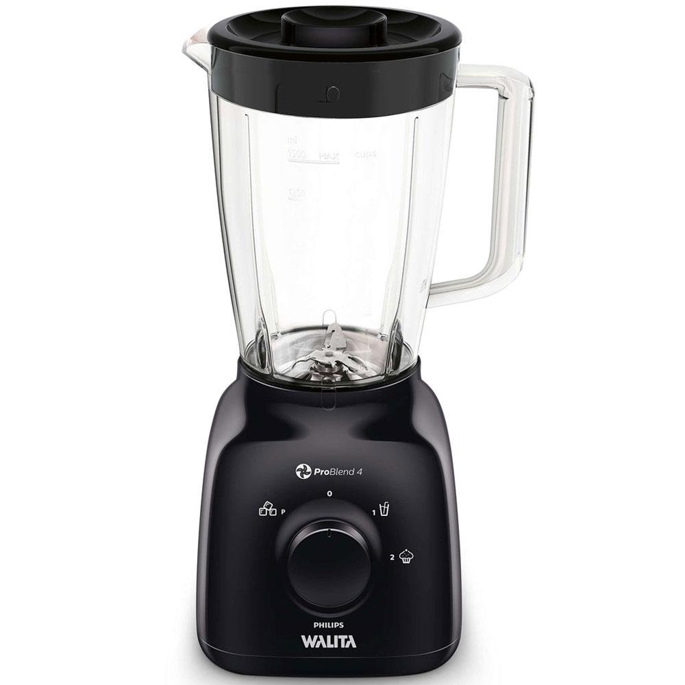 Liquidificador Philips Walita Daily Collection 400W 2 Velocidades 110V Preto - RI2001/91 Liquidificador Philips Walita Daily Collection 400W 2 Velocidades 110V Preto - RI2001/91