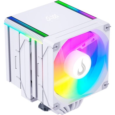 Air Cooler Gamer Rise Mode Temp 6 Pro White, ARGB, AMD e Intel, 120mm, Branco - RM-ACT6P-ARGB-W
