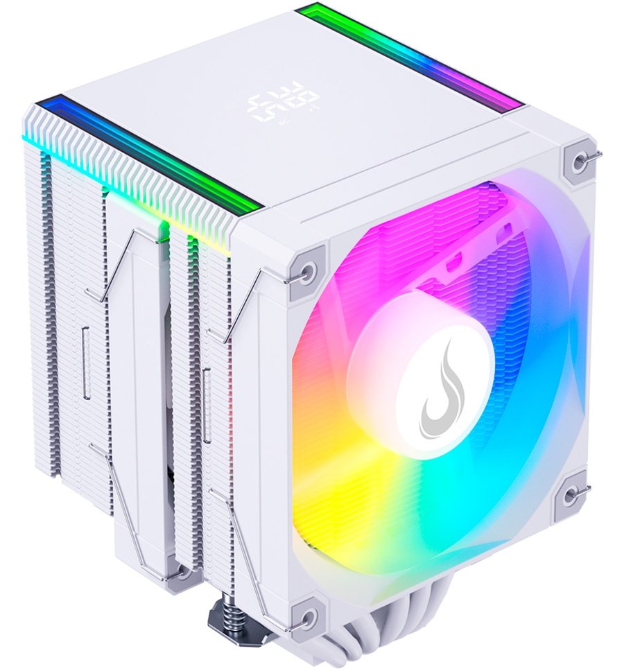 Air Cooler Gamer Rise Mode Temp 6 Pro White, ARGB, AMD e Intel, 120mm, Branco - RM-ACT6P-ARGB-W Air Cooler Gamer Rise Mode Temp 6 Pro White, ARGB, AMD e Intel, 120mm, Branco - RM-ACT6P-ARGB-W