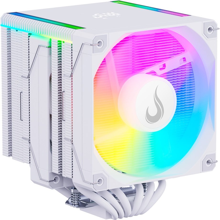 Air Cooler Gamer Rise Mode Temp 6 Pro White, ARGB, AMD e Intel, 120mm, Branco - RM-ACT6P-ARGB-W Air Cooler Gamer Rise Mode Temp 6 Pro White, ARGB, AMD e Intel, 120mm, Branco - RM-ACT6P-ARGB-W