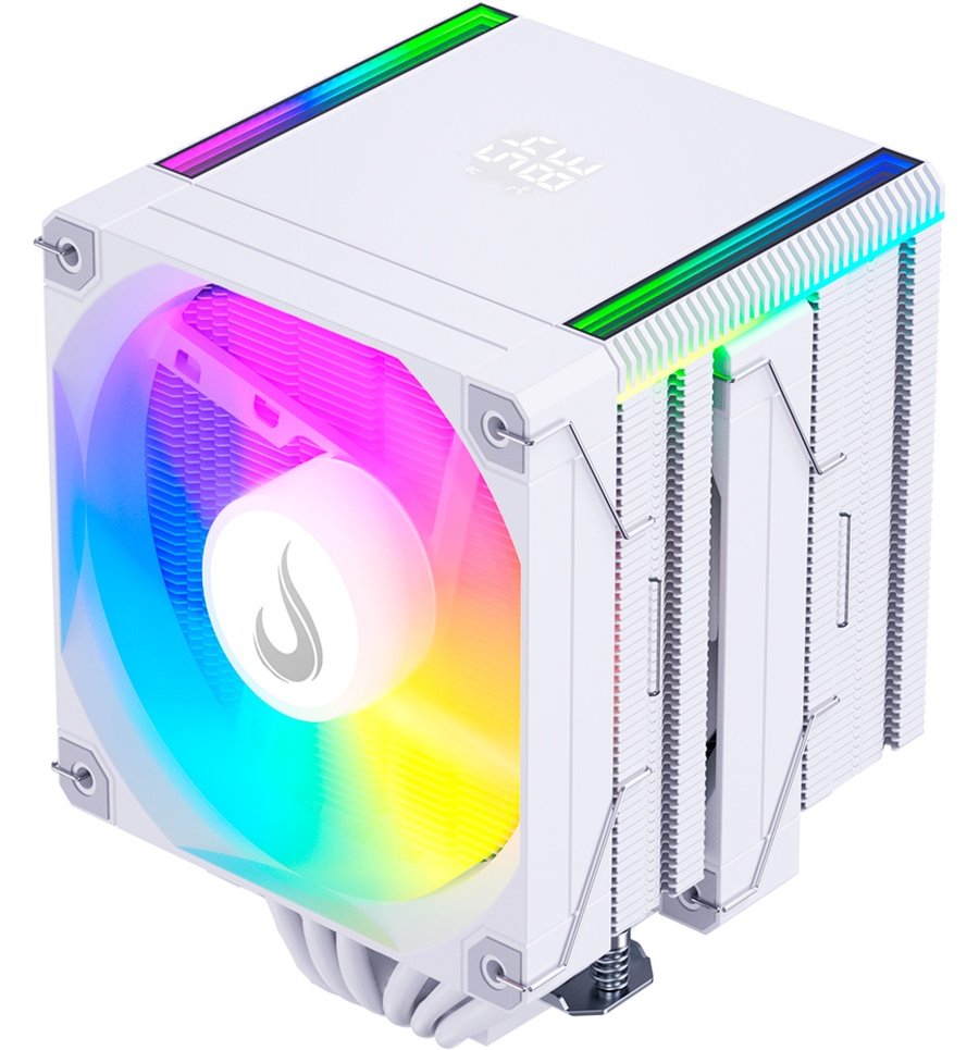 Air Cooler Gamer Rise Mode Temp 6 Pro White, ARGB, AMD e Intel, 120mm, Branco - RM-ACT6P-ARGB-W Air Cooler Gamer Rise Mode Temp 6 Pro White, ARGB, AMD e Intel, 120mm, Branco - RM-ACT6P-ARGB-W