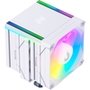 Air Cooler Gamer Rise Mode Temp 6 Pro White, ARGB, AMD e Intel, 120mm, Branco - RM-ACT6P-ARGB-W