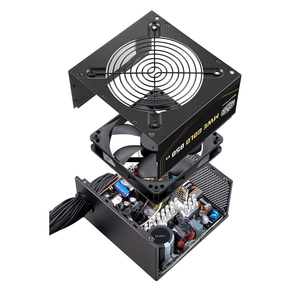電源ユニット COOLER MASTER MWE GOLD 850 V3 Fonte Cooler Master MWE Gold 850W ATX 3.1 | KaBuM!