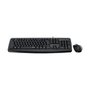 Kit Teclado e Mouse Rapoo NX1600 104 Teclas, Descanso de Pulso, Óptico, 1600 DPI, USB, Preto - NX1600